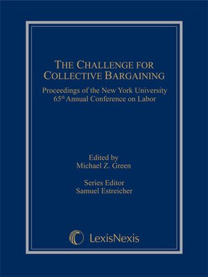 cover image of The Challenge for Collective Bargaining
